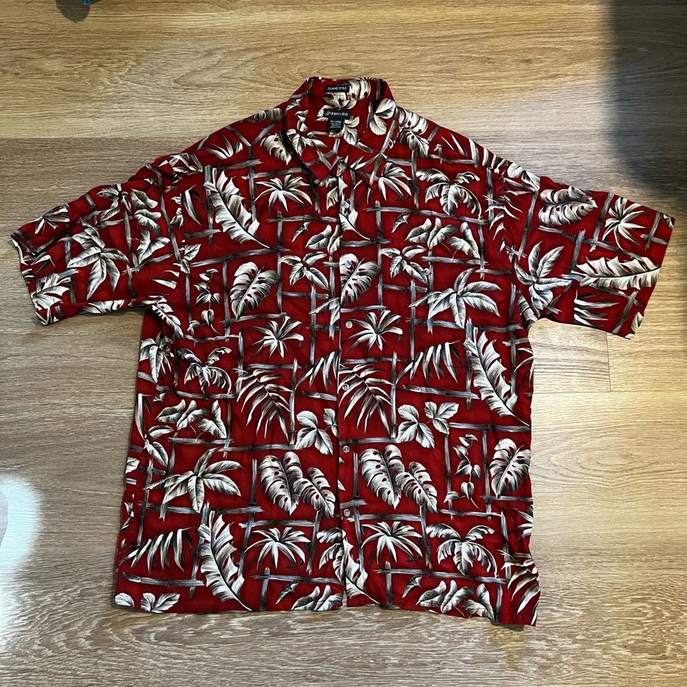 St. John’s‎ Bay Men’s Hawaiian 100% Rayon Shirt Size XXL